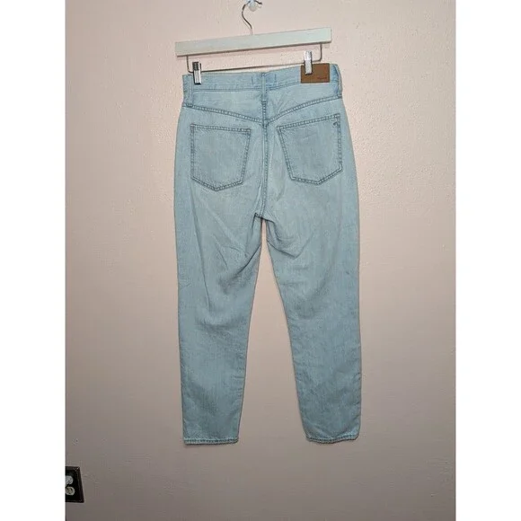 Madewell The Perfect Vintage Jean in Ellicott Wash Light Wash Blue Women's Sz 26 - Picture 5 of 12